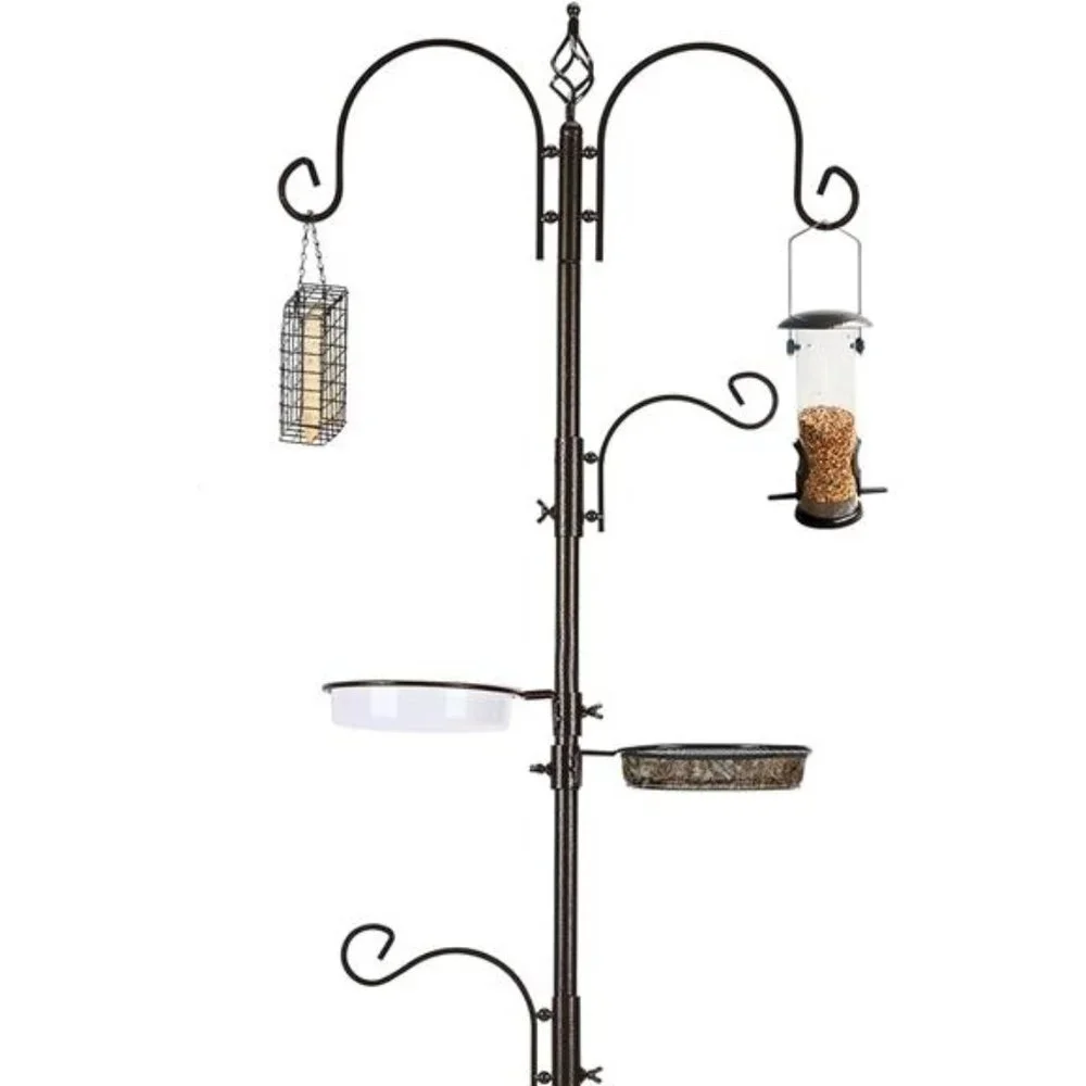 Bird Feeding Station Kit Bird Feeder Pole Bird Feeder Hanging Kit Multi Feeder